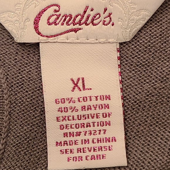 Candies size XL gray top - Picture 8 of 8